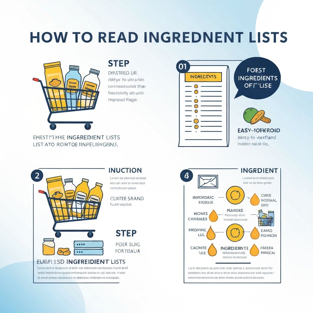 Anleitung zum Lesen von Zutatenlisten